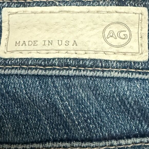 AG Adriano Goldschmied Stilt Crop Cigarette Jeans Women’s Blue Denim - Picture 10 of 10